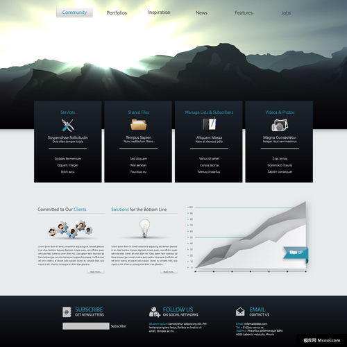 時尚個性網頁設計的矢量素材與創意展示之道