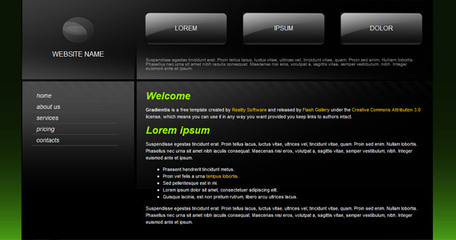202個免費高質量XHTML模板 網頁制作與設計的寶貴資源